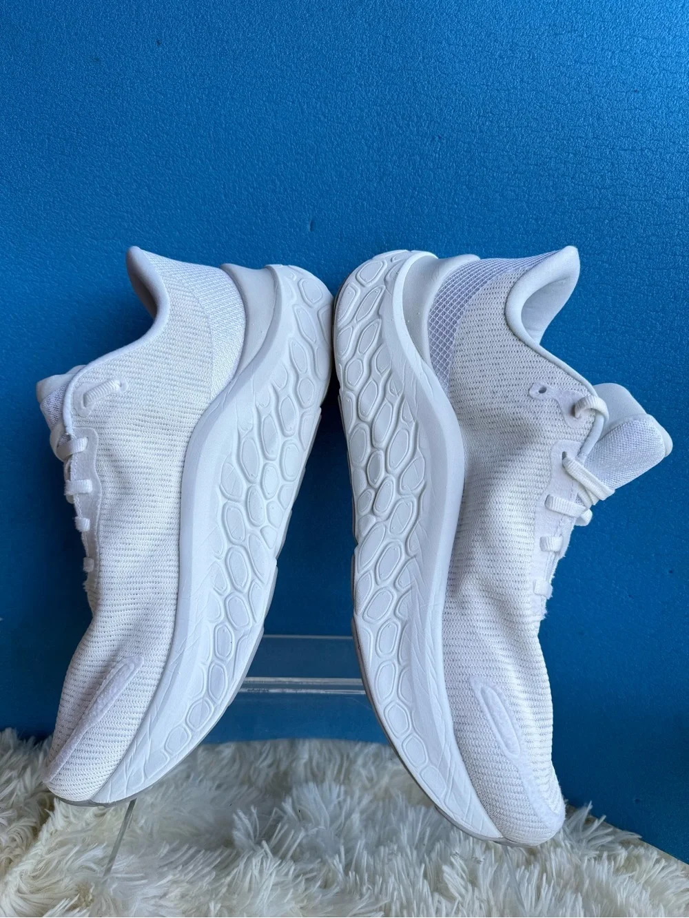 New Balance Women's White Athletic Running Sneakers
